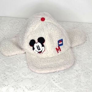 Disney Mickey fleece adjustable ear flap hat kids